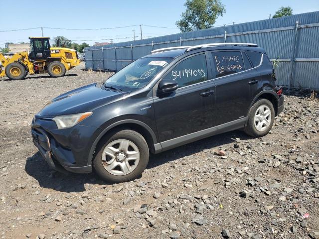 TOYOTA RAV4 HV LE 2017 black 4dr spor hybrid engine JTMRJREV2HD079429 photo #1