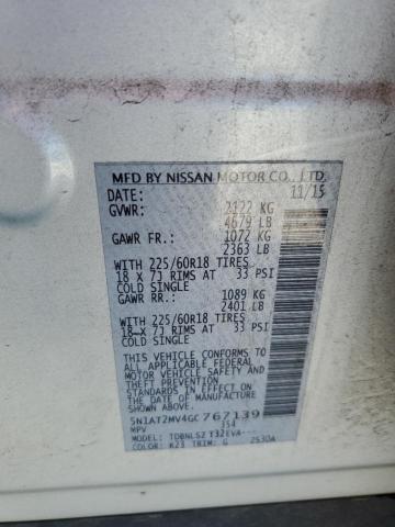 2016 NISSAN ROGUE S - 5N1AT2MV4GC767139