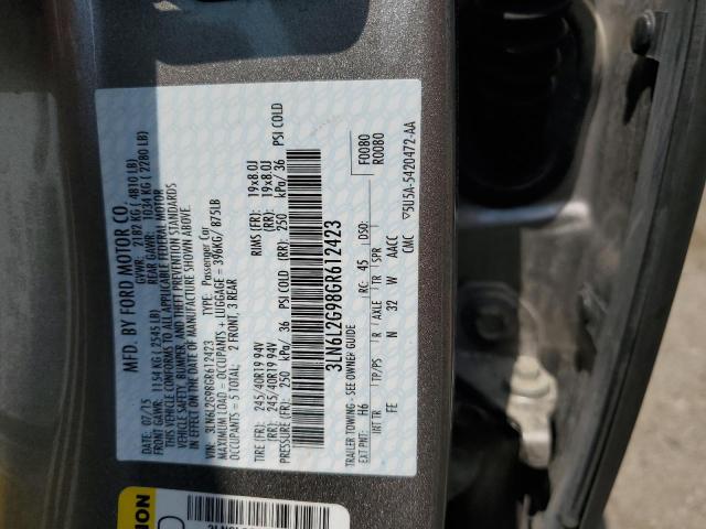 2016 LINCOLN MKZ 3LN6L2G98GR612423