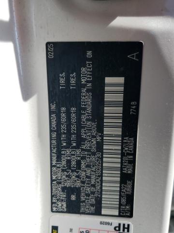 2025 LEXUS NX 250 BAS 2T2ADCAZ1SC025730