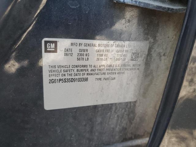 2013 CADILLAC XTS LUXURY - 2G61P5S35D9103398