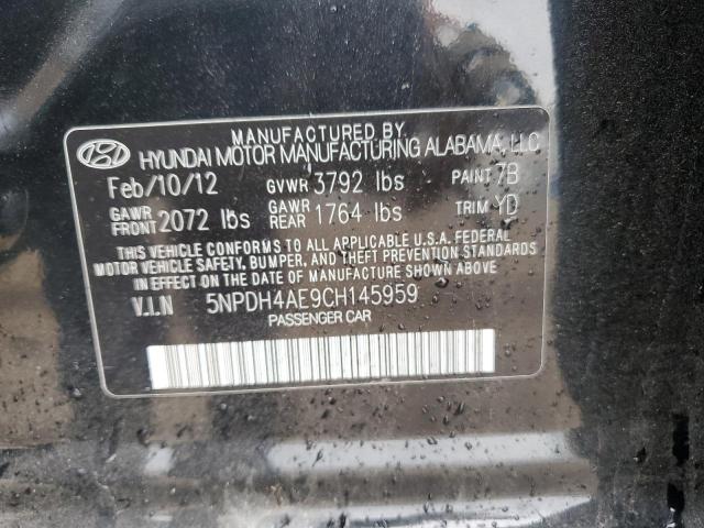 2012 HYUNDAI ELANTRA GL - 5NPDH4AE9CH145959