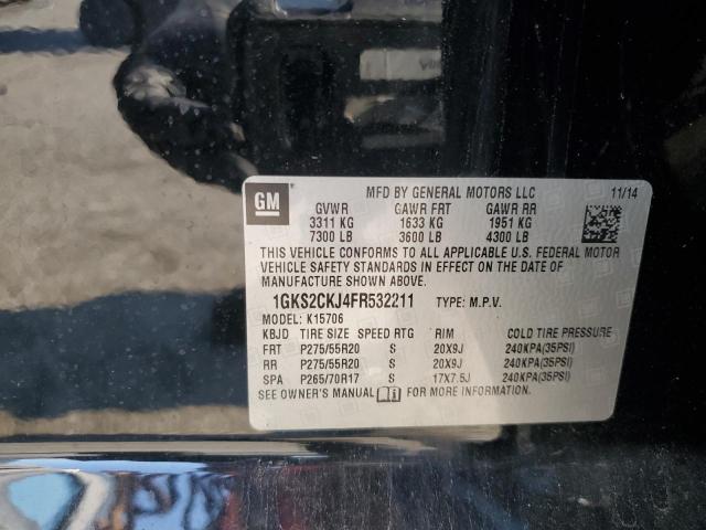 2015 GMC YUKON DENA 1GKS2CKJ4FR532211