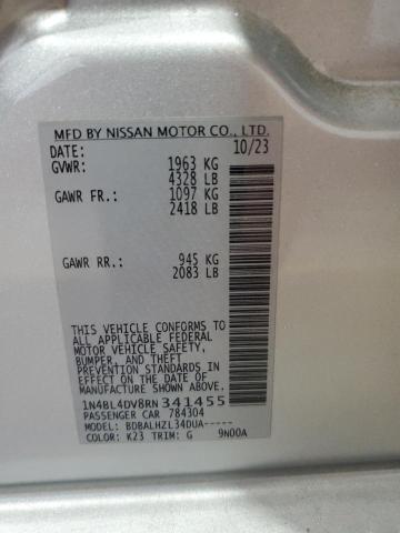 2024 NISSAN ALTIMA SV 1N4BL4DV8RN341455