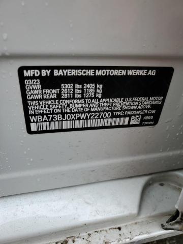 2023 BMW 540 XI WBA73BJ0XPWY22700