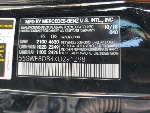 2019 MERCEDES-BENZ C 300 - 55SWF8DB4KU291298