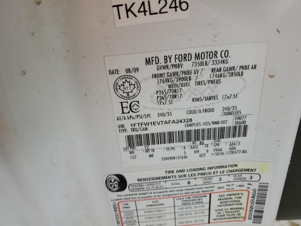 FORD F-150 SUPERCREW