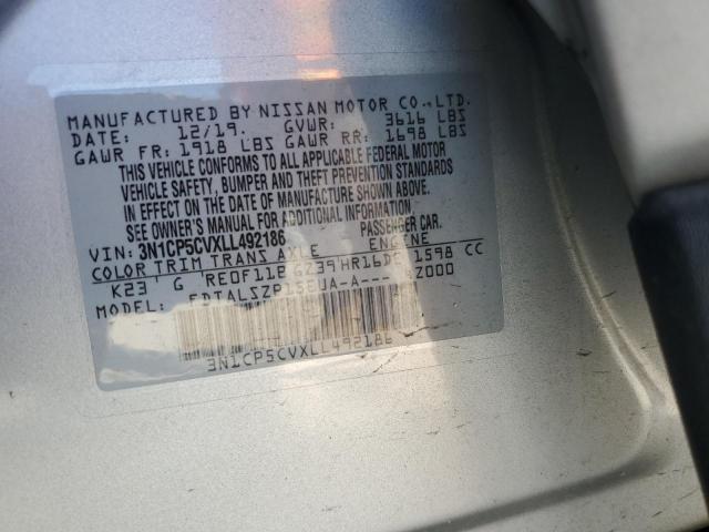 2020 NISSAN KICKS SV #3285768650