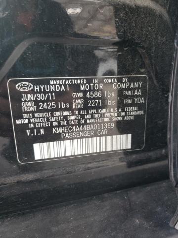2011 HYUNDAI SONATA HYB - KMHEC4A44BA011369