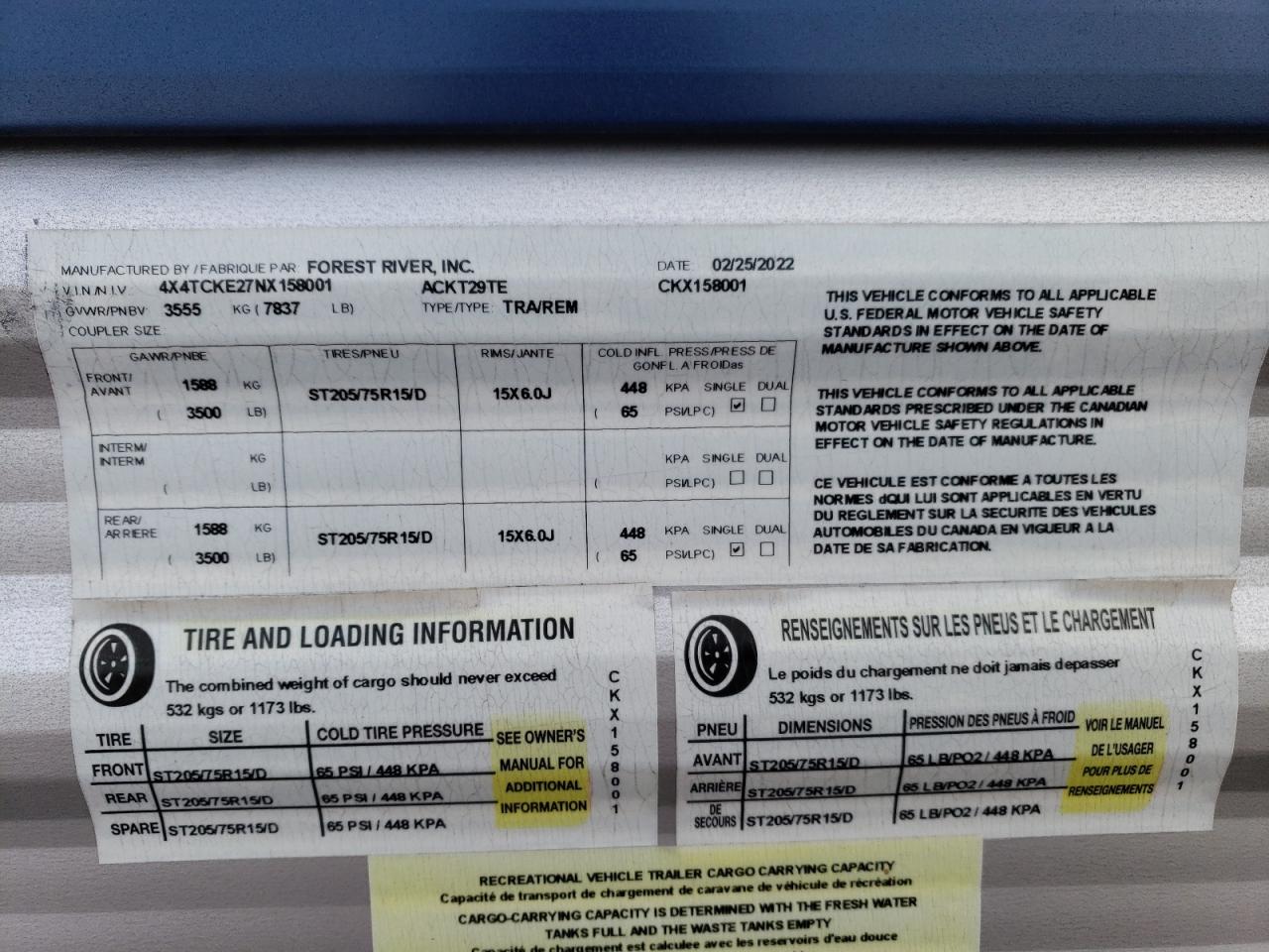 Lot #3276537082 2022 FOREST RIVER CHEROKEE FOREST RIV