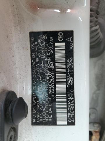 2010 TOYOTA PRIUS - JTDKN3DU3A0144894