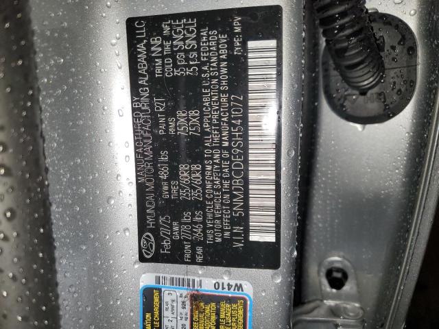 2025 HYUNDAI TUCSON SEL 5NMJBCDE9SH541072