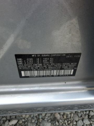 2021 SUBARU IMPREZA 4S3GTAB69M3705459