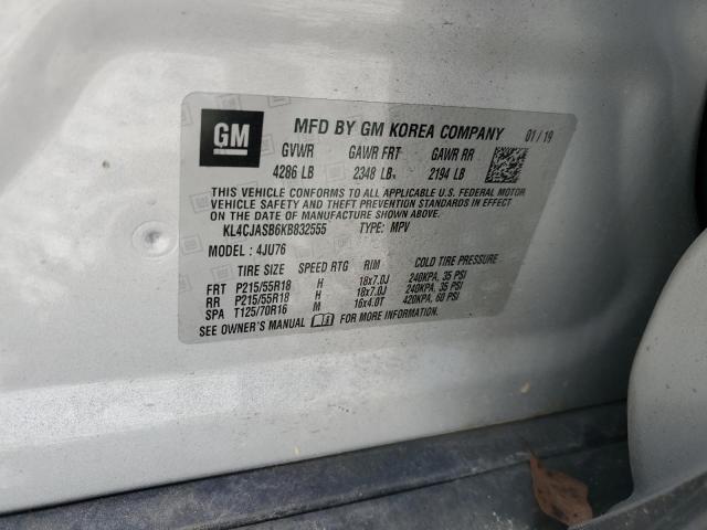 2019 BUICK ENCORE PREFERRED KL4CJASB6KB832555