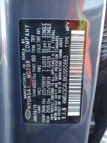 2019 HYUNDAI TUCSON LIM KM8J3CAL8KU950863