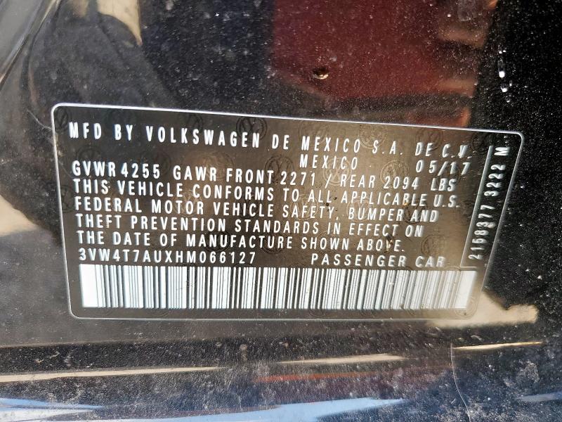 2017 VOLKSWAGEN GTI S 3VW4T7AUXHM066127