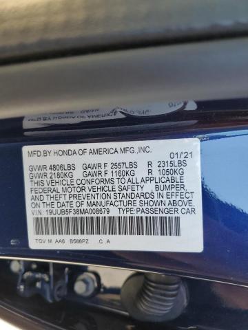 2021 ACURA TLX 19UUB5F38MA008679