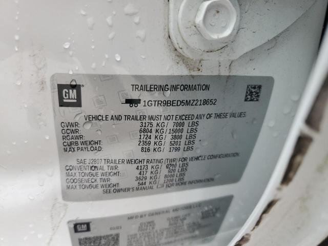 2021 GMC SIERRA K1500 SLE - 1GTR9BED5MZ218652