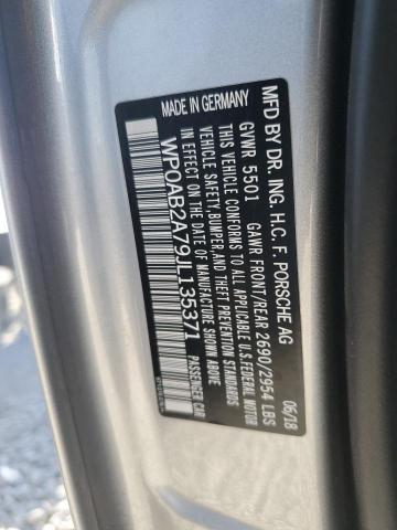 2018 PORSCHE PANAMERA 4 WP0AB2A79JL135371