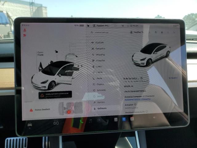 2019 TESLA MODEL 3 5YJ3E1EA4KF301512
