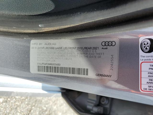 2017 AUDI S6 PREMIUM - WAUFFAFC6HN003450