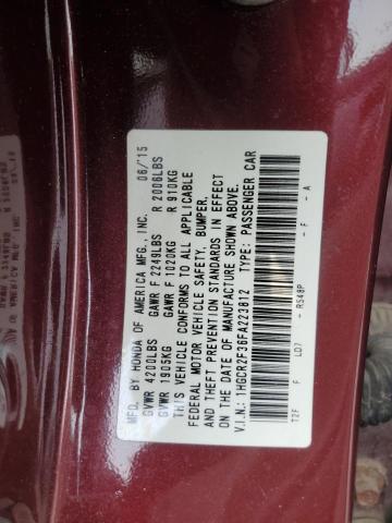 2015 HONDA ACCORD LX 1HGCR2F36FA223812