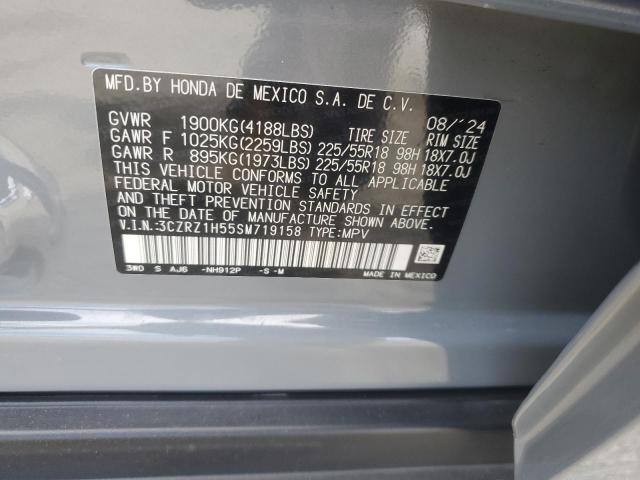 2025 HONDA HR-V SPORT 3CZRZ1H55SM719158