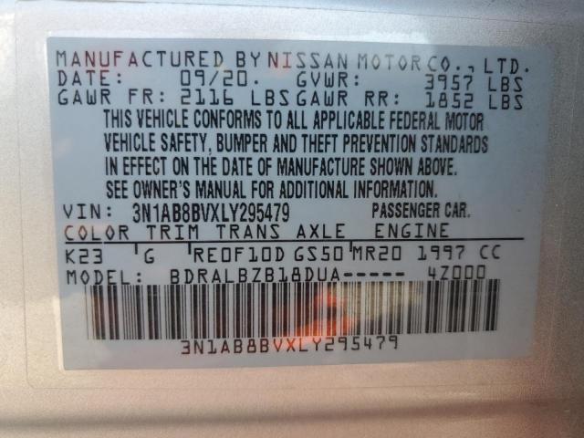 2020 NISSAN SENTRA S - 3N1AB8BVXLY295479