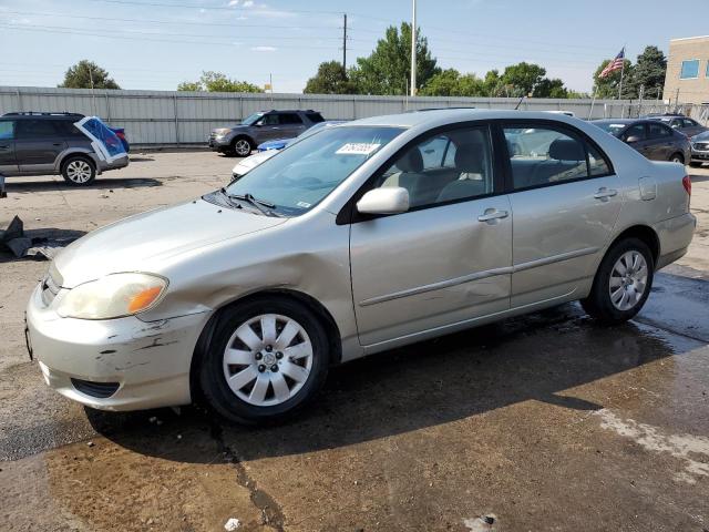 TOYOTA COROLLA CE 2003 silver  gas JTDBR32E530037719 photo #1