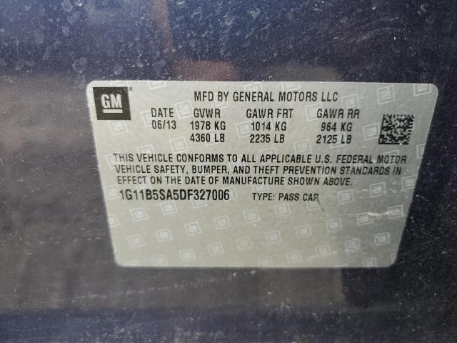 2013 CHEVROLET MALIBU LS - 1G11B5SA5DF327006