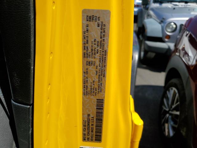 2021 JEEP WRANGLER U 1C4HJXDG0MW537194