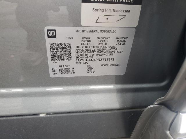 2024 CADILLAC XT6 LUXURY 1GYKPAR40RZ715671