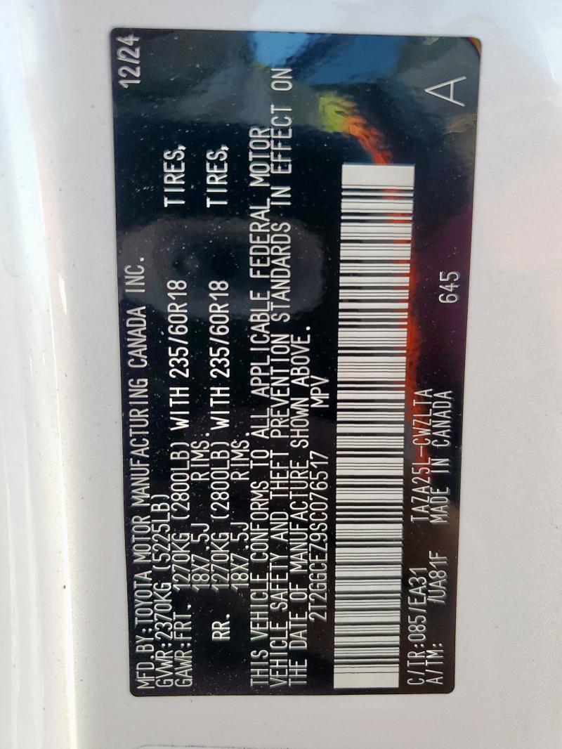 2025 LEXUS NX 350 PRE 2T2GGCEZ9SC076517