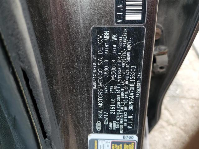 2017 KIA FORTE LX 3KPFK4A7XHE156203