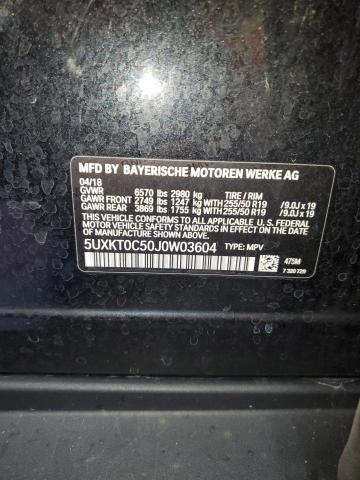 2018 BMW X5 XDR40E 5UXKT0C50J0W03604