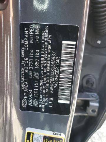 2025 HYUNDAI VENUE SEL KMHRC8A3XSU345937