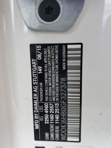 2016 MERCEDES-BENZ E 400 4MAT WDDKJ6HB0GF327378