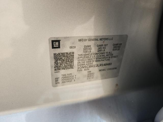 2020 CHEVROLET TAHOE C150 1GNSCBKC2LR148483