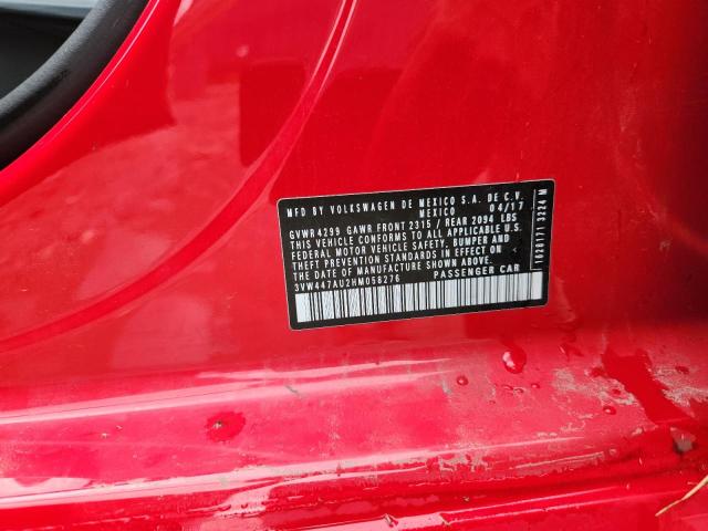 2017 VOLKSWAGEN GTI S/SE 3VW447AU2HM058276