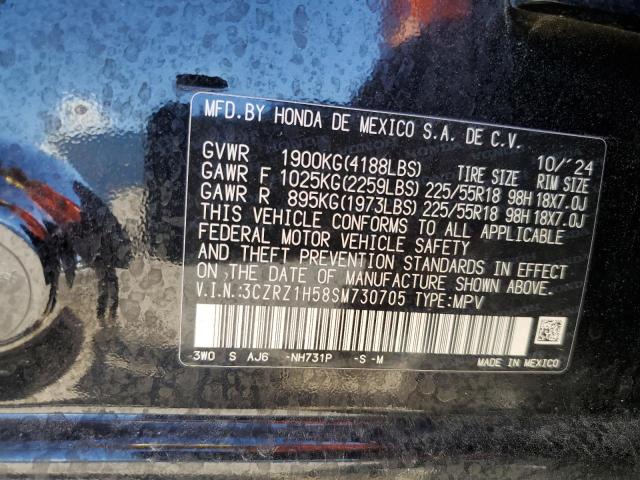 2025 HONDA HR-V SPORT 3CZRZ1H58SM730705