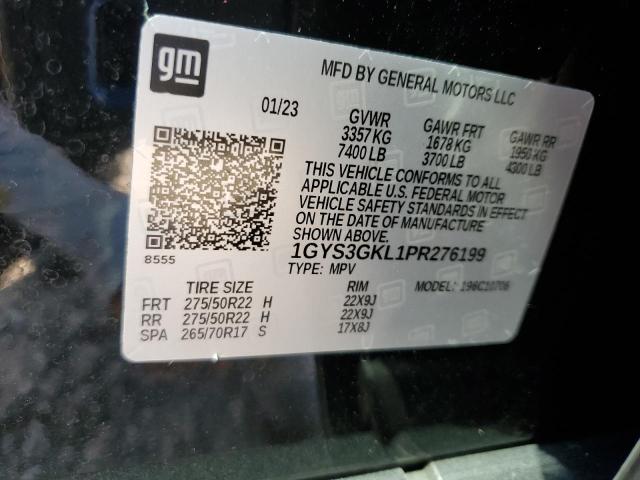 2023 CADILLAC ESCALADE S 1GYS3GKL1PR276199
