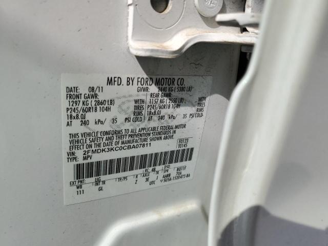 2012 FORD EDGE LIMIT - 2FMDK3KC0CBA07811