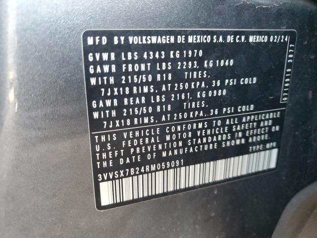2024 VOLKSWAGEN TAOS SE 3VVSX7B24RM059091