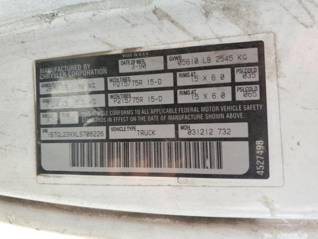 1990 DODGE DAKOTA #3274710865
