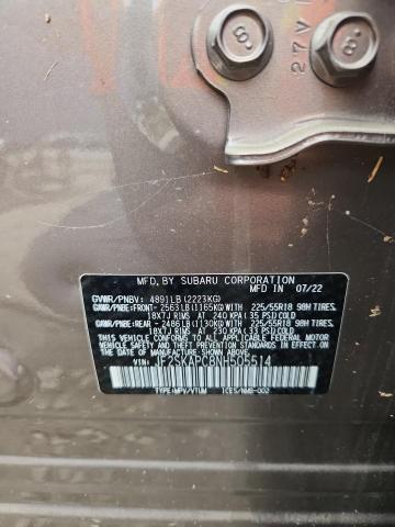 2022 SUBARU FORESTER L JF2SKAPC8NH505514