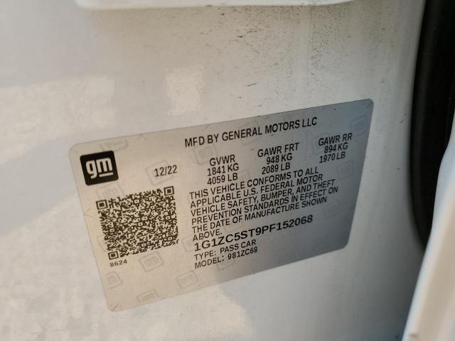 2023 CHEVROLET MALIBU LS 1G1ZC5ST9PF152068