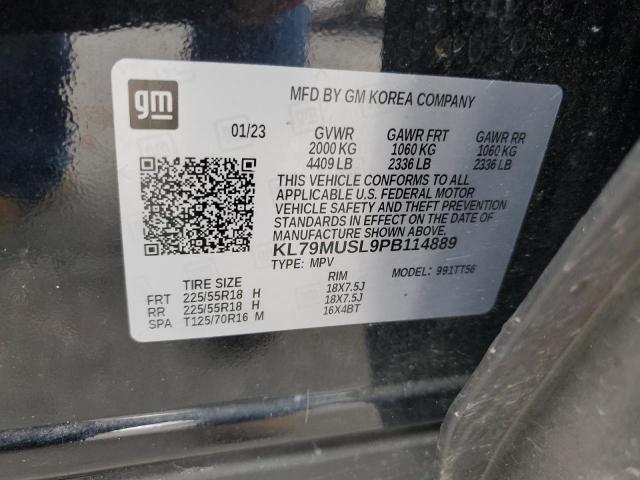 2023 CHEVROLET TRAILBLAZE KL79MUSL9PB114889