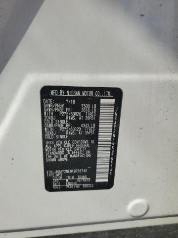 2019 NISSAN ARMADA PLA JN8AY2NE9K9755745