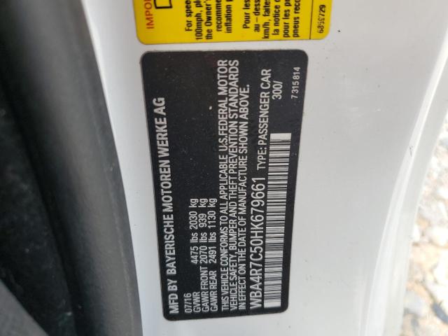 2017 BMW 430I WBA4R7C50HK679661