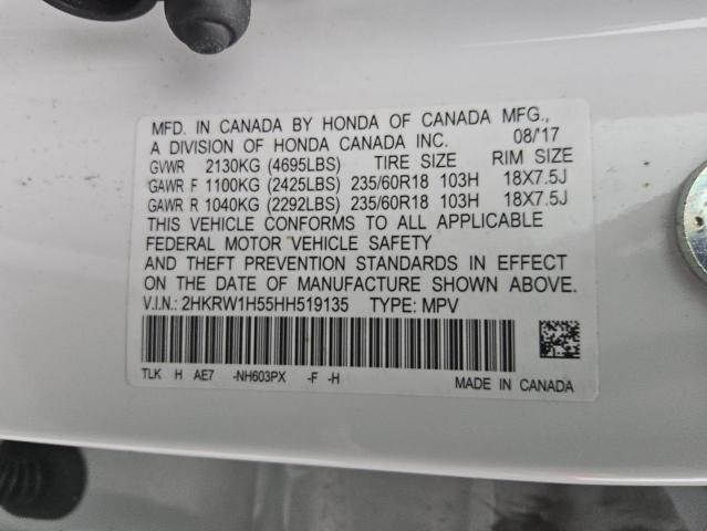 2017 HONDA CR-V EX 2HKRW1H55HH519135